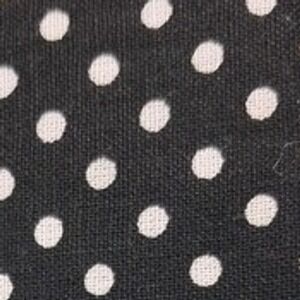 "Classic Waverly Black & White Polka Dot — 1 Yard of Timeless Cotton Whimsy"